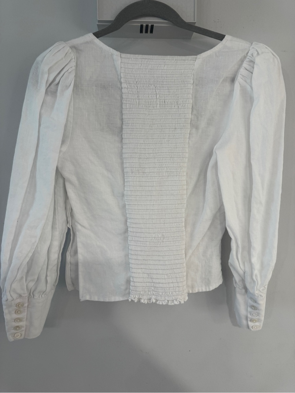 Reformation Stilton White Linen Top - Picture 4 of 5